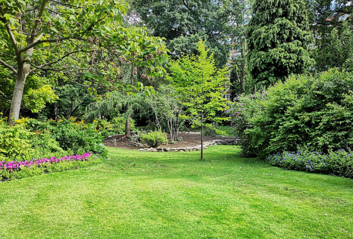 Struktur im Garten Wie legt man Beete und Rasenflächen richtig an