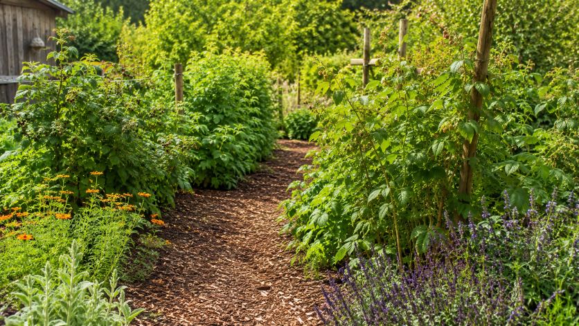 Betonplatten im Garten pflegen: Flecken und Grünbelag reduzieren